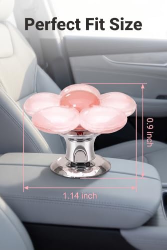 Car Push to Start Button Cover, Cute 3D Flower Start Button - Product Imagery