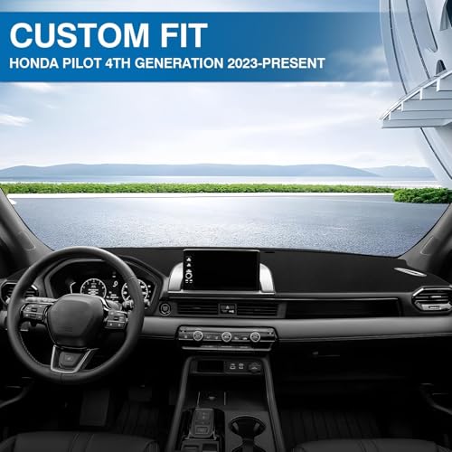 KUST Black Dash Cover for Honda Pilot 2023-2025 2026 (Only fit - Product Imagery