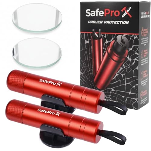 SafeProX 2 in 1 Emergency Escape Tool, Life Saving Car Window - Product Imagery