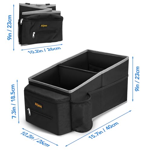 Car Seat Organizer - Backseat Car Organizer with Cup Holders, - Product Imagery