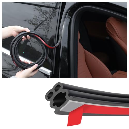 52.5Ft Car Door Seal,Thickened Rubber Automotive Weather - Product Imagery