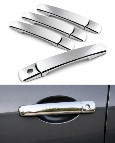 Sizver Chrome Door Handle Covers for 2008-2013 Nissan Rogue - Product Imagery