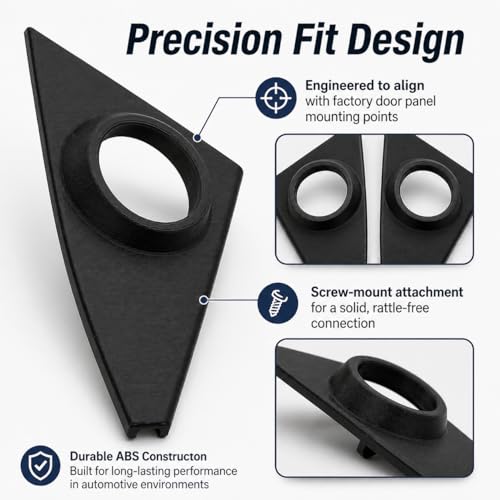 SplashNColor Tweeter Speaker Pod Mounts for BMW E30 1984-1991 – - Product Imagery