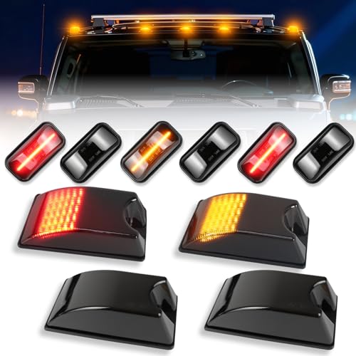 LED Cab Roof Lights 10pcs Kit for Hummer H2 2003-2009 H2 SUT - Product Imagery