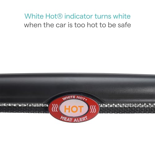 Munchkin Brica Sun Safety Car Window Shade with Heat Alert, - Product Imagery