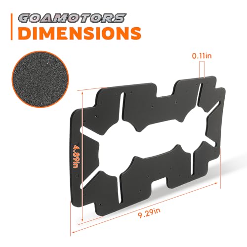 GoaMotors Front Console Cup Holder Tab Foam Sheet Insert for - Product Imagery