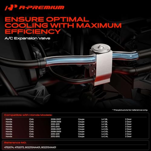 A-Premium AC Expansion Valve Compatible with Honda - Product Imagery