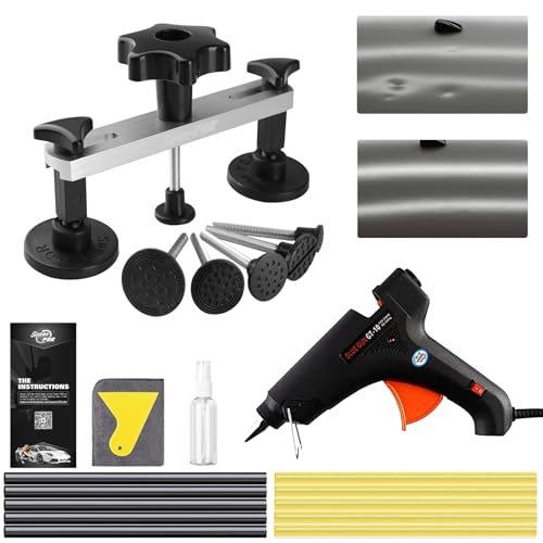 Super PDR Dent Puller Kit, Car Dent Removal Kit with Bridge - Product Imagery