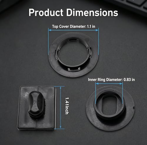 4PCS Car Carpet Fixing Clips, Safety Anti-slip Floor Mat Clip, - Product Imagery
