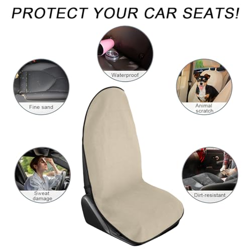 DXNQ Waterproof Car Towel Seat Cover, Sweating Non-Slip Premium - Product Imagery