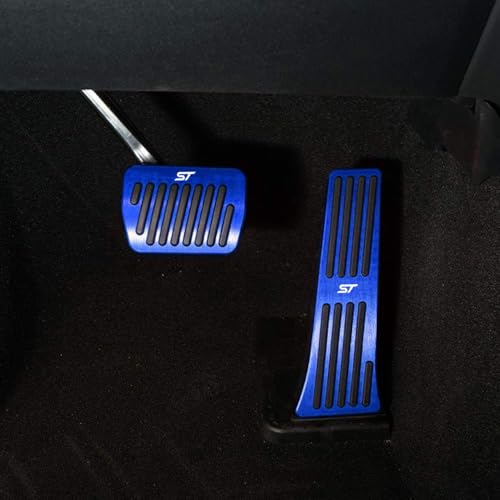 LEXLEY 2PCS Anti-Slip Aluminum Brake Gas Pedal Pads,Auto No - Product Imagery