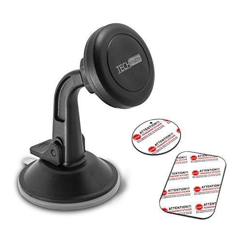 TechMatte Car Phone Mount Magnetic-Dashboard Mounted Car Phone - Product Imagery