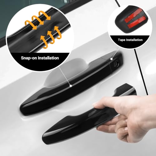 Car Door Handle Cover Protector Compatible with Honda 2018-2022 - Product Imagery