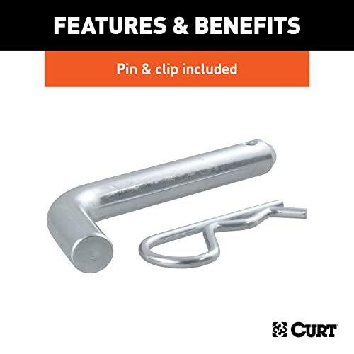 CURT 45036 Loaded Ball Mount, 7,500 lb, 2" Drop - Product Imagery