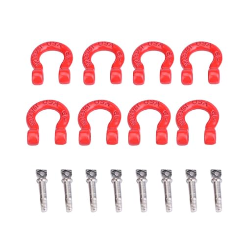 Yctze 8PCS Metal Tow Shackle Lock Catch Assembly RC Climbing - Product Imagery