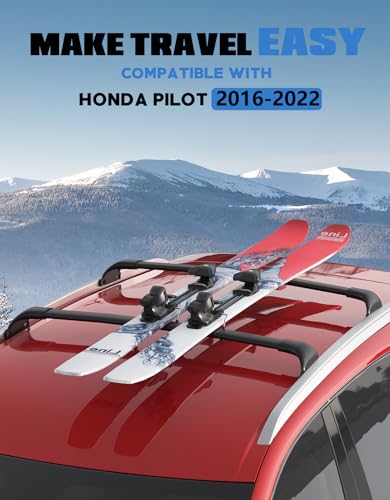 FengYu Roof Rack Cross Bars for Honda Pilot 2016-2022 with Flush - Product Imagery