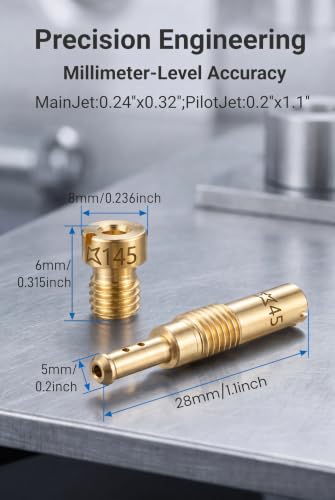 22 PCS Carburetor Jet Kit, Slow Pilot Main Jets Replacement - Product Imagery