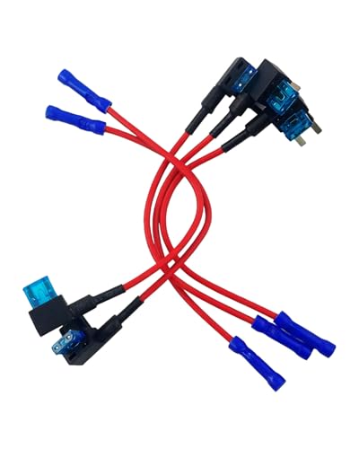 5 Pack 12V Car Add-a-Circuit Fuse TAP Adapter Mini Fuse Holder - Product Imagery