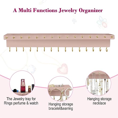 YYILIS Necklace Holder, Upgraded Extra Large Wall Necklace - Product Imagery