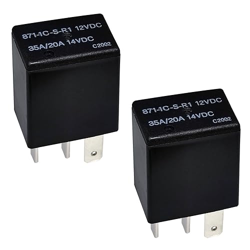 Relay 871-1C-S-R1 Set of 2, 12VDC 5Pin 35/20A High-Performance - Product Imagery