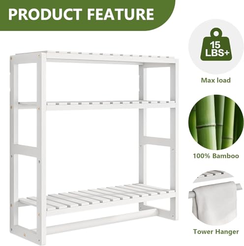 Galood Over The Toilet Storage Bathroom Shelves Wall Mounted 3 - Product Imagery