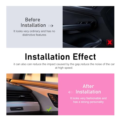 Car Interior Moulding Trim Strip, 33Ft/10M Car Flexible - Product Imagery