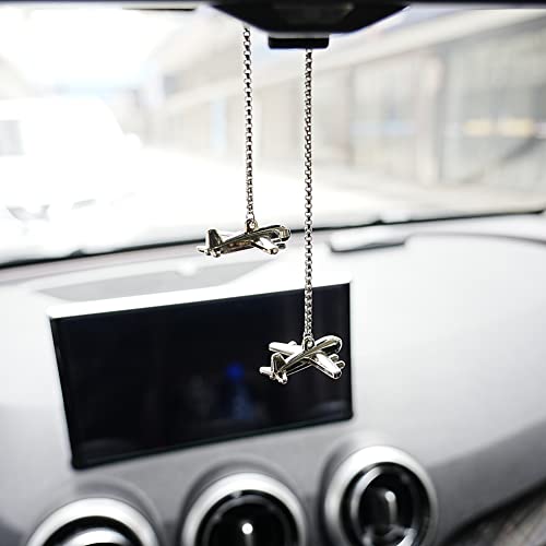 Creative Airplane Car Rear View Mirrors Interior Accessories - Product Imagery