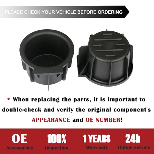 TQPONLY Flow Through Center Console Cup Holder Insert - Product Imagery