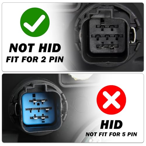 SOCKIR Headlight for 2009-2012 Ford Flex Not Hybrid Not for HID - Product Imagery