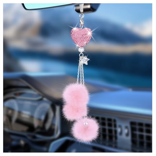 Bling Car Hanging Ornament, Bling Car Mirror Hanging Accessories - Product Imagery
