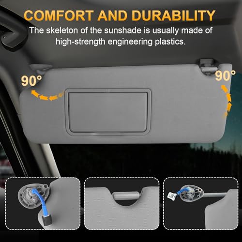 ItranMc Sun Visor Driver Side for 2016-2022 Honda Pilot, - Product Imagery