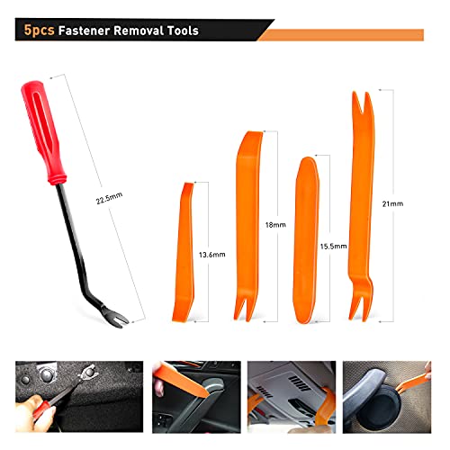 GOOACC 725Pcs Car Push Retainer Clips & Auto Fasteners - Product Imagery