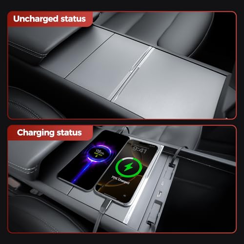 USB Hub for Tesla Model Y Juniper Accessories 2026 & Model 3 - Product Imagery
