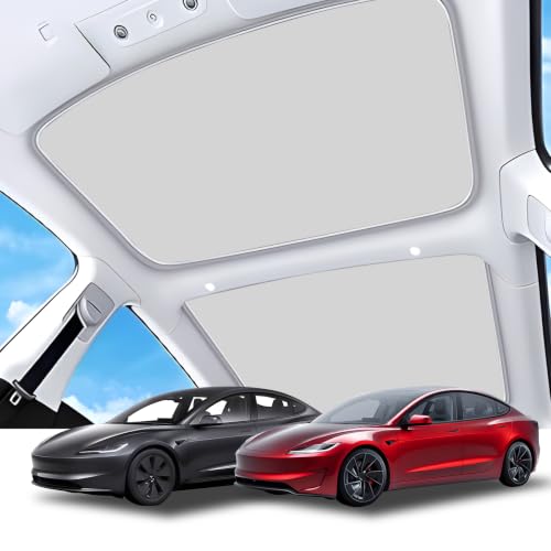 KUST Gray Sunshade Roof Compatible with 2020-2026 Tesla Model 3/ - Product Imagery