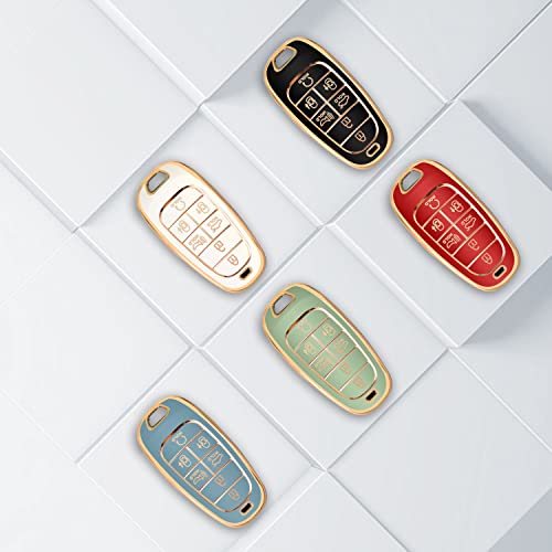 MILD EAST For Hyundai Key fob Cover with Keychain - Product Imagery