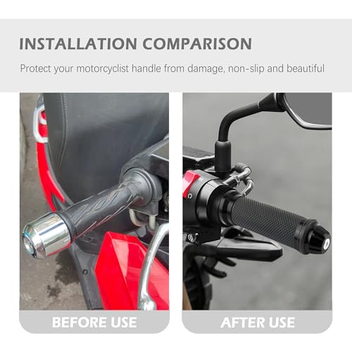 2PCS Motorcycle Handlebar Grips,7/8" & 1" Motorcycle Grips - Product Imagery
