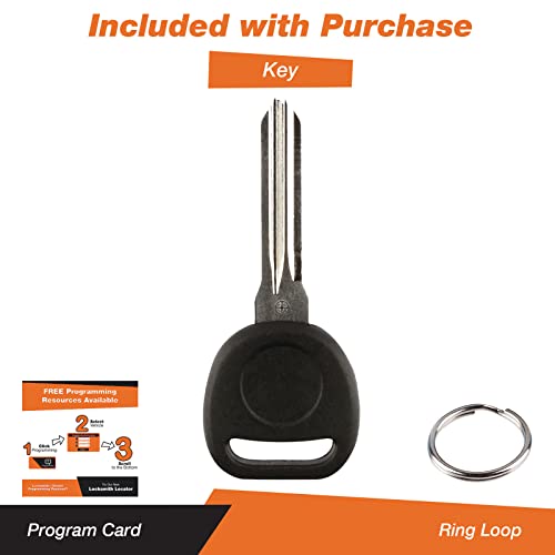 Transponder Uncut Key Replacement for Cadillac Chevrolet GMC - Product Imagery