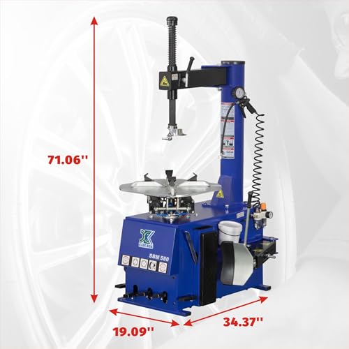 XK Tire Changers Machine and Wheel Balancer Combo,110V,580-690 - Product Imagery