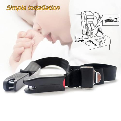 Strap Pads Compatible with 1 Pcs Universal ISOFIX Kids Seat Car - Product Imagery