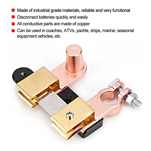 Ejoyous Heavy Duty Knife Blade Battery Disconnect Switch 250A - Product Imagery