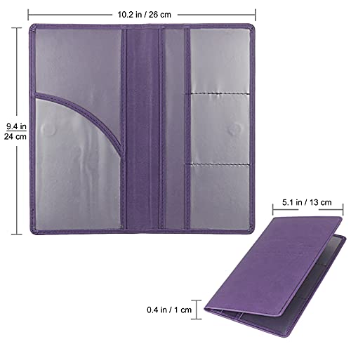 LumiMokki Premium Car Registration & Insurance Card Holder, - Product Imagery