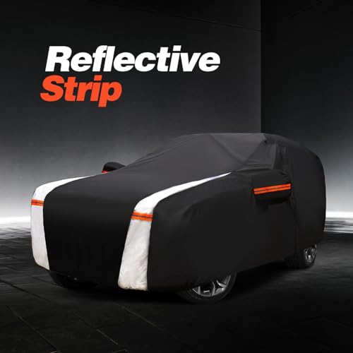 Large SUV Car Cover for Chevrolet Tahoe 100% Waterproof All - Product Imagery