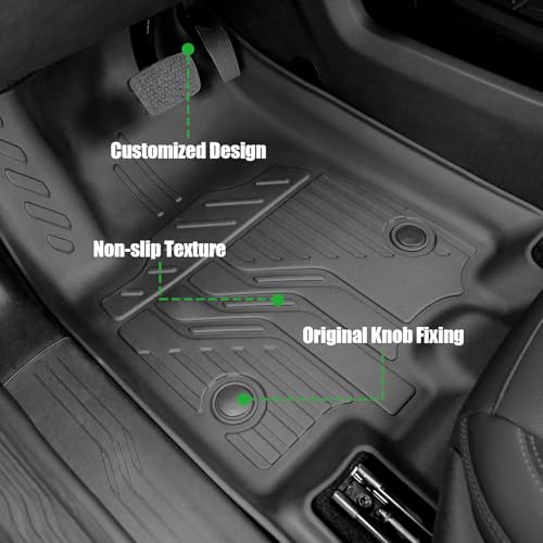 Floor Mats for 2024-2026 Chevy Equinox EV (Non Fuel) Accessories - Product Imagery