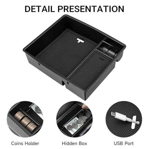 Center Console Organizer Compatible with Toyota 2026 2025 2024 - Product Imagery