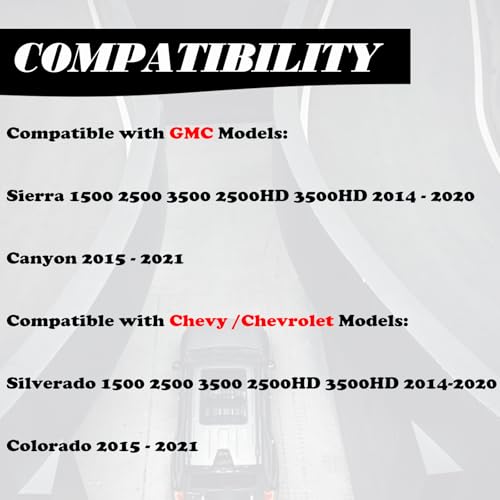 Machanmagic Key Fob Replacement Compatible for Chevy Silverado - Product Imagery