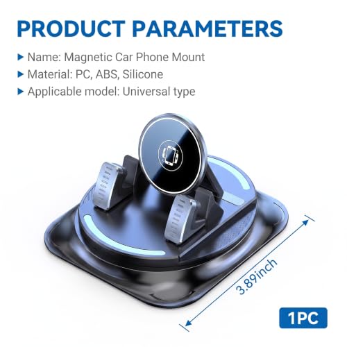 Car Phone Holder 360 Degree Rotation, Non-slip Car Navigation - Product Imagery