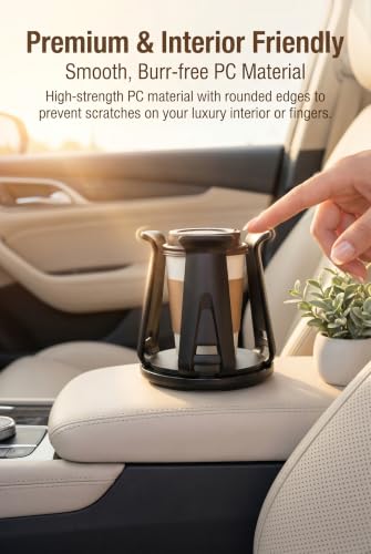 2 PCS Car Cup Holder Insert, Self-Adhesive Car Cup Holder - Product Imagery