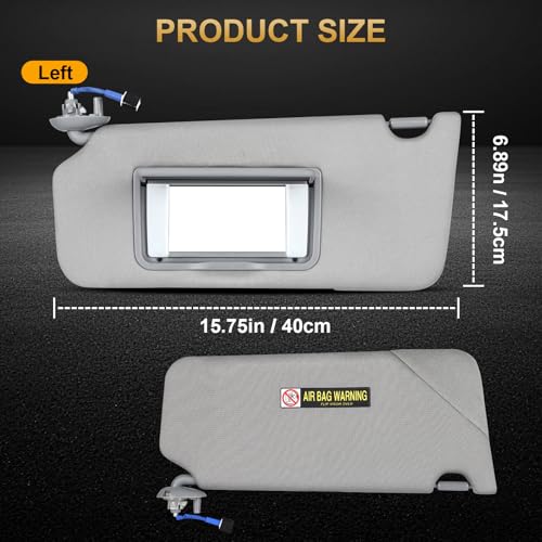 ItranMc Sunvisor Driver Side for 2008-2017 Honda Accord - Product Imagery
