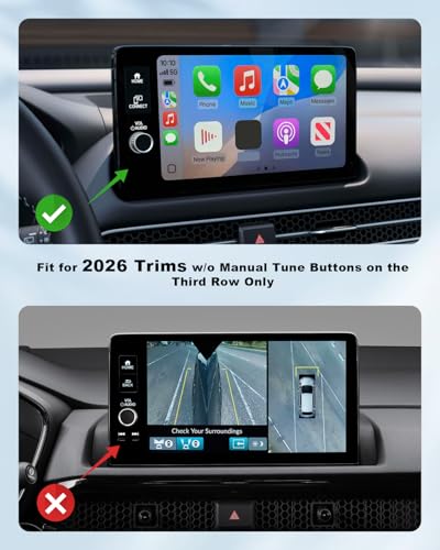 CDEFG for 2026 2027 Honda HR-V Screen Protector 9-Inch Tempered - Product Imagery