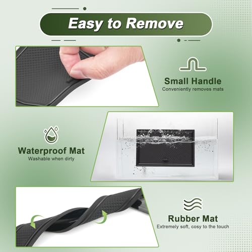 for Door Slot Mats for 2024-2026 Ford Ranger, Center Console - Product Imagery